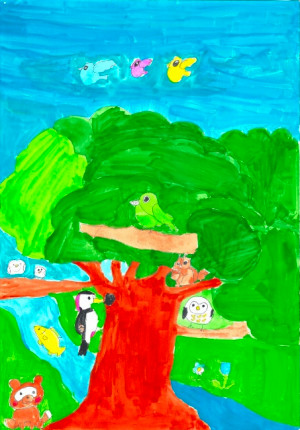 緑化活動啓発ポスター　入賞作品